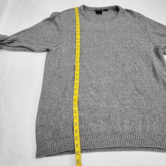 Prana Men's Gray North Loop Sweater Long Sleeve Slim Fit Organic Cotton Size 2XL - Picture 6 of 11